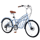 6 Speed Steel Frame 24 Inch Commuter Bike
