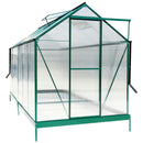 Polycarbonate house, Heavy Duty Outdoor Aluminum Walk-In House Kit With Rain Gutter, Vent And Door For Backyard Garden by HouseOfZazla