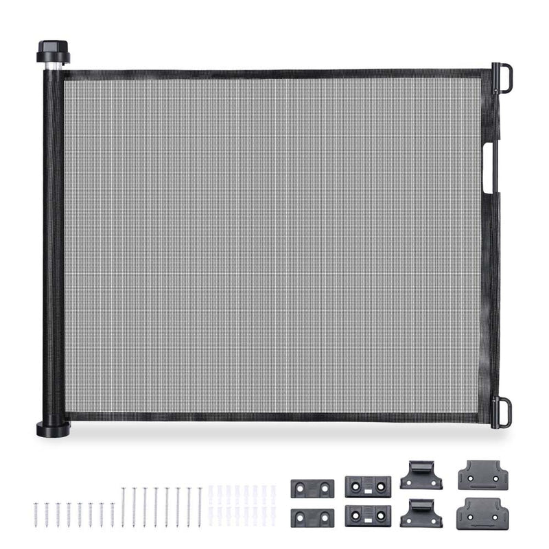 Yescom Retractable Dog Gate for Stairs 71"x33"