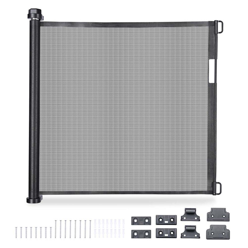 Yescom Retractable Dog Gate for Stairs 118"x39"