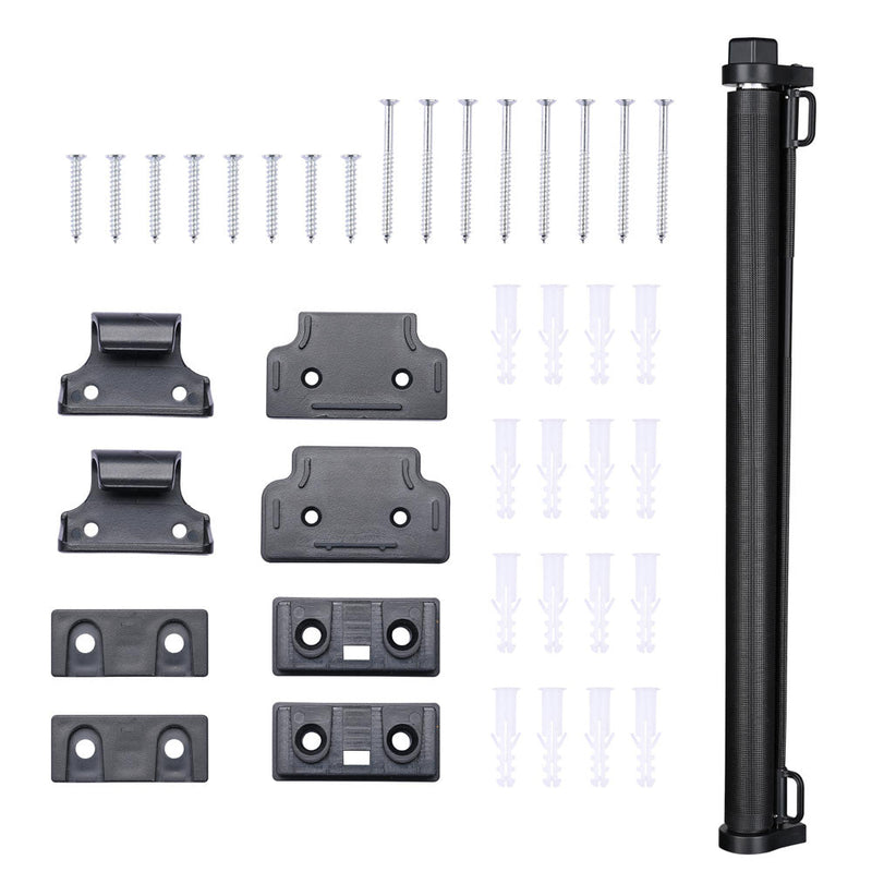 Yescom Retractable Dog Gate for Stairs 118"x39"