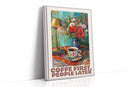 Coffee First, People Later – Cozy Vintage Coffee Art Print