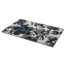 Blue Floral Doormat Durable