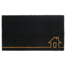 Home View - Black Coir Doormat