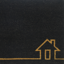 Home View - Black Coir Doormat