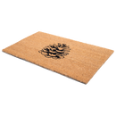 Nature Lover Pine Cone Coir Doormat