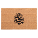 Nature Lover Pine Cone Coir Doormat