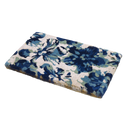 Blue Floral Doormat Durable
