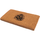 Nature Lover Pine Cone Coir Doormat
