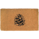 Nature Lover Pine Cone Coir Doormat