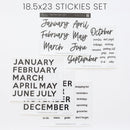 Ever Changing Acrylic Calendar | Classic Horizontal