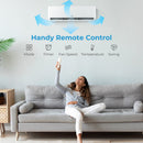 18000 BTU 2 Zone 22 SEER2 Mini Split AC with Heat Pump