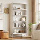 70.8" Bookcase, Large Bookshelf Organizer with 5-Tier Storage Shelves
