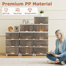 3/4/5/6-Cube Stackable Storage Bins with Detachable Wheels by LJGDeals