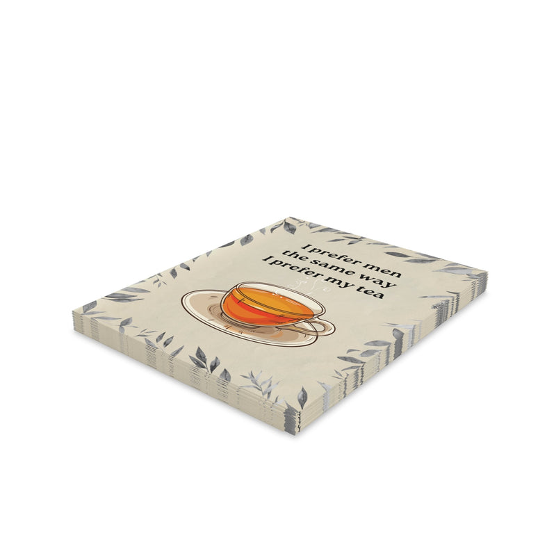 "I Prefer My Tea" Funny Greeting Cards