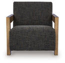 Dorney - Accent Chair - Charcoal / Brown by Unique Piece Furniture