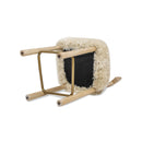 Arden 27.5 Genuine Fur Counter Height Bar Stool