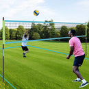 Portable Outdoor Volleyball Net Set Heavy-Duty Volleyball Net System by LJGDeals