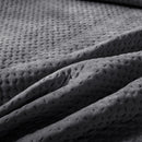 Kasentex All Season Cozy Velvet Quilt Set with Shams, Queen, King, Room Decor, Graduation Gifts