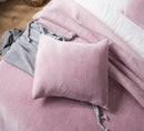 Kasentex All Season Cozy Velvet Quilt Set with Shams, Queen, King, Room Decor, Graduation Gifts