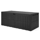 180 Gal Outdoor Deck Box All-Weather Lockable Storage Bin with Lid and Handles by LJGDeals
