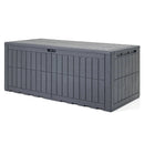 180 Gal Outdoor Deck Box All-Weather Lockable Storage Bin with Lid and Handles by LJGDeals
