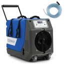 180 PPD Commercial Dehumidifier with Pump Drain Hose and Wheels-Blue by LJGDeals