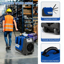 180 PPD Commercial Dehumidifier with Pump Drain Hose and Wheels-Blue by LJGDeals