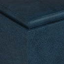 Rockwood - Upholstered Cube Storage Ottoman With Tray by Unique Piece Furniture