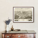 Vintage Map of Berlin, Wisconsin 1867