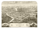 Vintage Map of Berlin, Wisconsin 1867