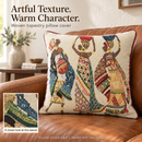 DaDa Bedding Dancing Women African Dreams Tapestry Throw Pillow Covers 16" x 16"