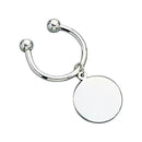 Disc Shaped Keychain by creativegiftsdirect