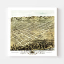Vintage Map of Boscobel, Wisconsin 1869