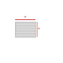 Chesterville - Slatted Side Table With Aluminum Top - Gray