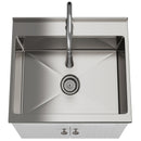 Beckham - Laundry Cabinet & Faucet And Stainless Steel Sink by HouseOfZazla