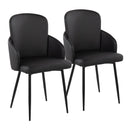 Dahlia - Contemporary Elegant Design Dining Chair (Set of 2) by HouseOfZazla