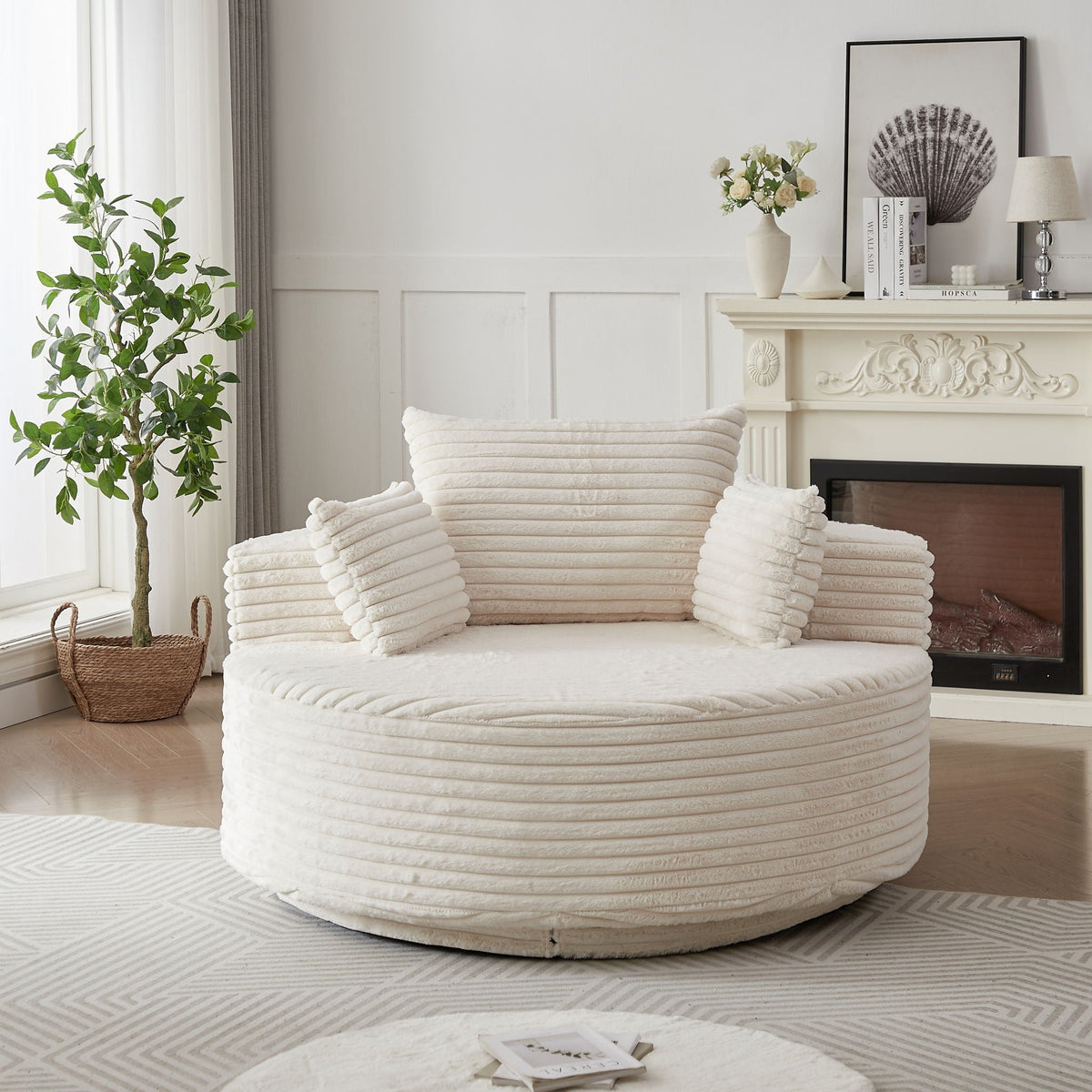 Swivel Chair With 360° Rotation For Living Room, photo 8 of 40