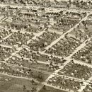 Vintage Map of Fond du Lac, Wisconsin 1867