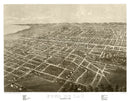 Vintage Map of Fond du Lac, Wisconsin 1867