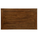 Atwood Rectangular Wood Dining Table Warm Brown