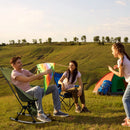 Portable Camping Rocking Chair 198LBS Weight Capacity Included Carry Bag High Back Rocker Chair For Patio Fishing Beach Lawn Travel