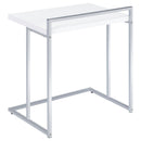 Rectangular Top Snack Table - White