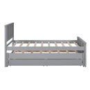 Platform Bed With Trundle And Drawers