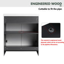 Contemporary Freestanding Bathroom Vanity With Resin Sink & Soft-Close Cabinet Doors by Unique Piece Furniture