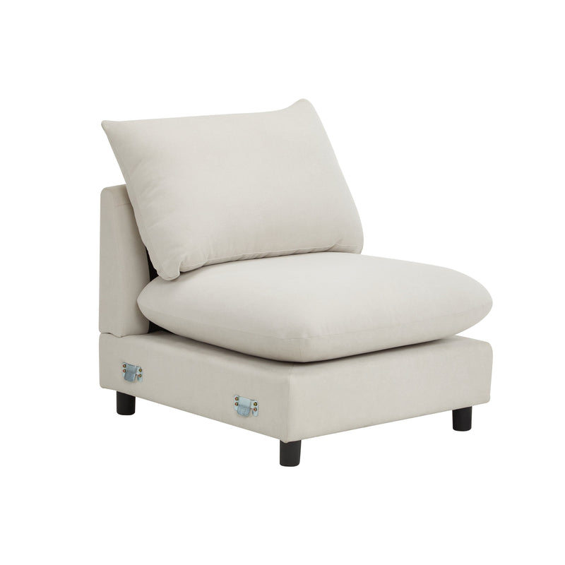 99 in. Oversize 5-Piece L Shaped Modular Sectional Sofa, photo 5 of 10