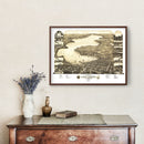 Vintage Map of Lake Geneva, Wisconsin 1882
