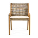 Outdoor Dining Set – Acacia Wood Stamford Table & Wicker Chairs