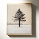 Solitude Beneath Winter's Embrace