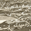 Vintage Map of Medford, Wisconsin 1885